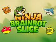 Cluiche Slice Ninja Brainrot ar líne