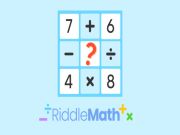 Cluiche Riddlemath ar líne