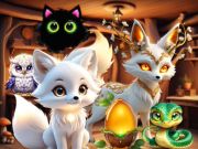 Cluiche Enchantors mistéireach Enchanted Bestiary ar líne