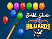 Cluiche Billiards agus linn snámha shooter mboilgeog ar líne