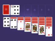 Cluiche Klondike solitaire ar líne