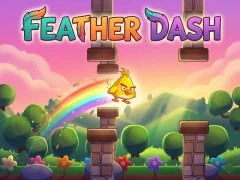 Cluiche Feather Dash ar líne