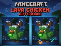 Cluiche Difríocht sicín lava minecraft ar líne