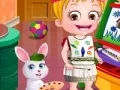 Cluiche Baba Hazel ag foghlaim dathanna ar líne