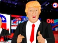 Cluiche Donald Trump i gcoinne Hillary Clinton ar líne