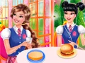 Cluiche Cócaireacht Burgers na Prionsaí ar líne Cluiche Cócaireacht Burgers na Prionsaí ar líne