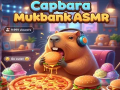 Cluiche Capybara Mukbang ASMR ar líne