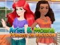Cluiche Ariel agus Moana: Banphrionsaí ar Laethanta Saoire ar líne Cluiche Ariel agus Moana: Banphrionsaí ar Laethanta Saoire ar líne