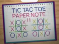 Cluiche Tic Tac Toe Nótaí Paipéir 2 ar líne