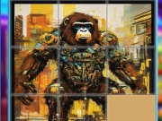 Cluiche Puzail sleamhnáin gorilla ar líne