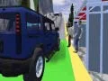 Cluiche Tiománaí Jeep Hummer Offroad suas staighre ar líne