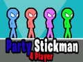 Cluiche Páirtí Stickman 4 Imreoirí ar líne