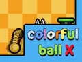 Cluiche Ból Colorful X ar líne Cluiche Ból Colorful X ar líne