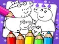 Cluiche Leabhar Dathúcháin Peppa Pig ar líne Cluiche Leabhar Dathúcháin Peppa Pig ar líne