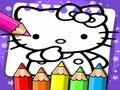 Cluiche Leabhar Dathanna Hello Kitty ar líne