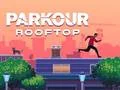 Cluiche Parkour ar an díon ar líne