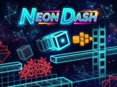 Cluiche Neon Dash ar líne