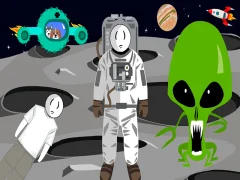Cluiche Stickman sa spás ar líne