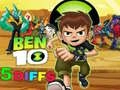 Cluiche Ben 10 5 Difríochtaí ar líne