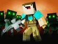 Cluiche Noob shooters Zombie ar líne Cluiche Noob shooters Zombie ar líne