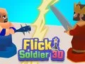 Cluiche Saighdiúir Flick 3D ar líne