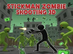 Cluiche Cluiche Lámhach Zombie Stickman 3D ar líne ar líne