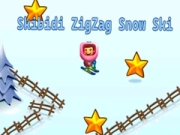 Cluiche Skibidi ZigZag Sciáil Sneachta ar líne