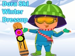 Cluiche Dora Ski: Éadaí Gheimhridh ar líne Cluiche Dora Ski: Éadaí Gheimhridh ar líne
