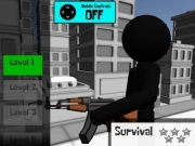 Cluiche Stickman gunna shooter 3d ar líne