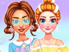 Cluiche BFF Éadaí Kawaii Aoibhinn ar líne