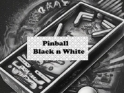 Cluiche Pinball Dubh agus Bán ar líne Cluiche Pinball Dubh agus Bán ar líne