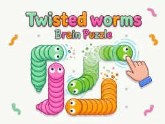 Cluiche Twisted worms Brain Puzzle ar líne