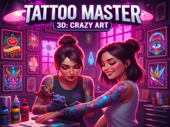Cluiche Máistir Tattoo 3D: Ealaín Crazy ar líne