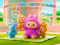 Cluiche Insamhlóir Peataí Labubu Tamagotchi ar líne