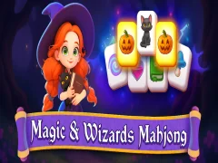 Cluiche Draíocht agus Wizards Mahjong ar líne
