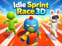 Cluiche Rás Sprint Díomhaoin 3D ar líne