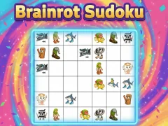 Cluiche Brainrot Sudoku ar líne