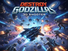 Cluiche Scrios Godzillas: Shooter 3D ar líne