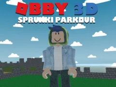 Cluiche OBBY 3D Sprunki Parkour ar líne