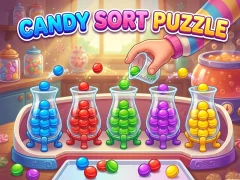 Cluiche Candy Sort Puzzle ar líne