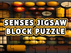 Cluiche Puzal Bloc Jigsaw Senses ar líne