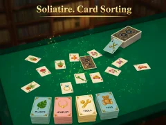 Cluiche Cluiche Sórtáil Solitaire ar líne