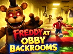 Cluiche Freddy ag Obby Backrooms ar líne