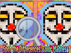 Cluiche Spot the Differences Color Madness ar líne