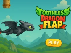 Cluiche Flap Dragon Toothless ar lĂne Cluiche Flap Dragon Toothless ar lĂne