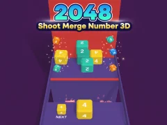 Cluiche 2048 Shoot Merge Uimhir 3D ar líne