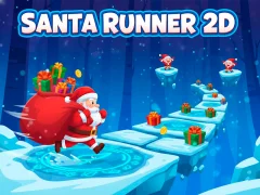 Cluiche Cluiche Santa Runner 2D ar líne