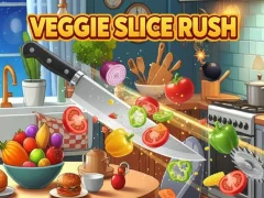 Cluiche Rush Slice Veggie ar líne