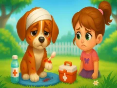 Cluiche Tarrtháil agus cúram puppy caillte ar líne