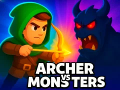 Cluiche Cluiche Archer vs Monsters ar líne